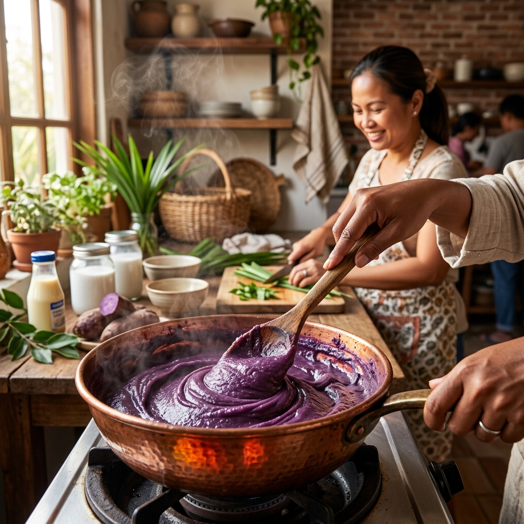 Cooking Ube Halaya