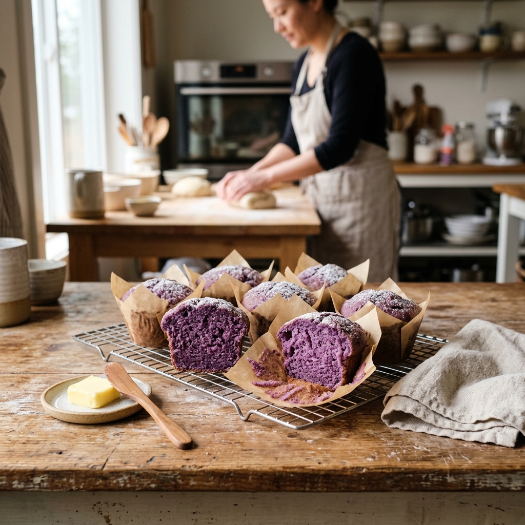Ube Muffins