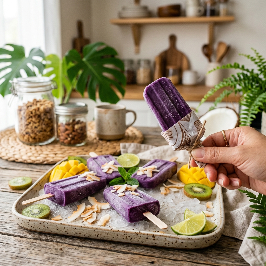 Ube Popsicles